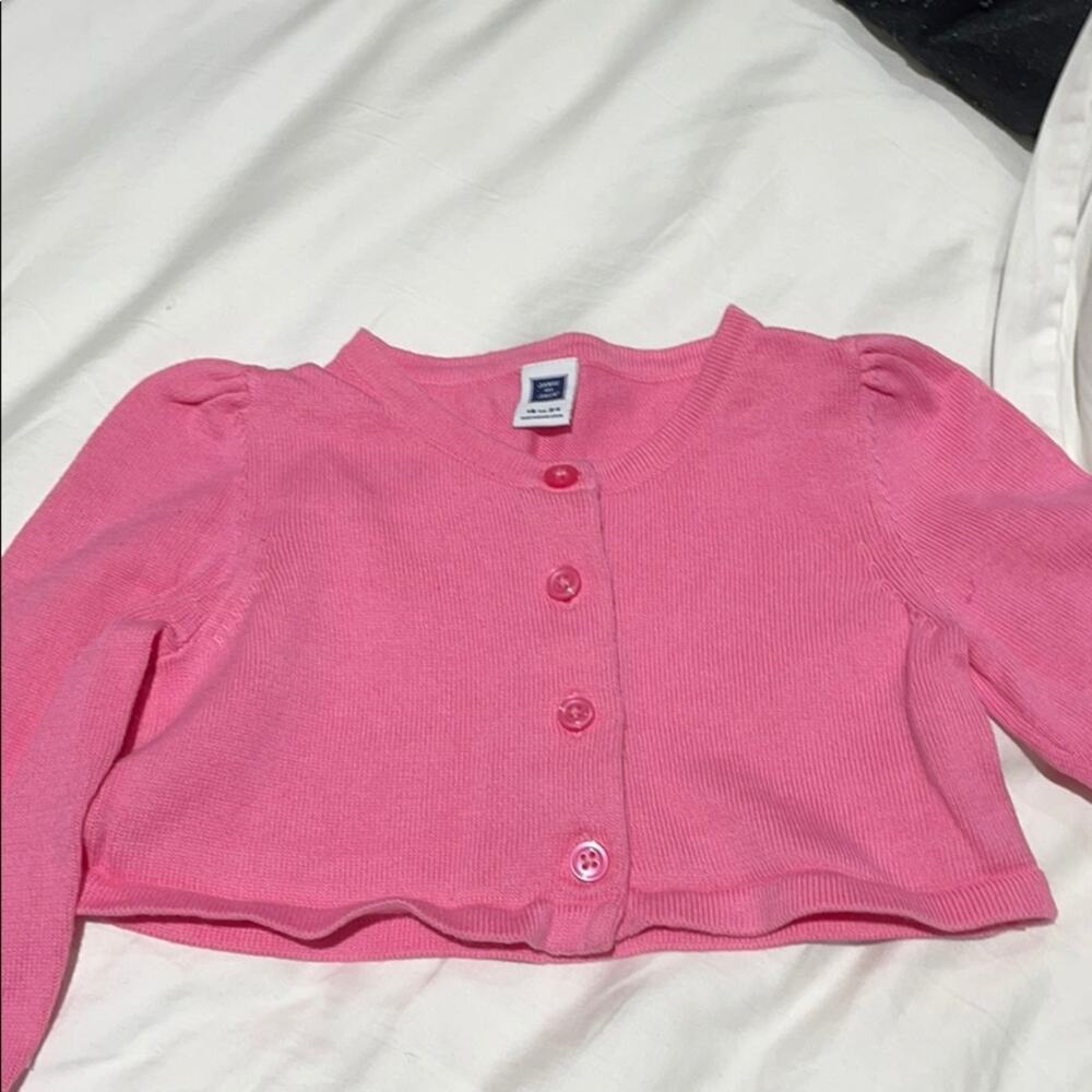 Janie & Jack pink sweater 18-24m worn once